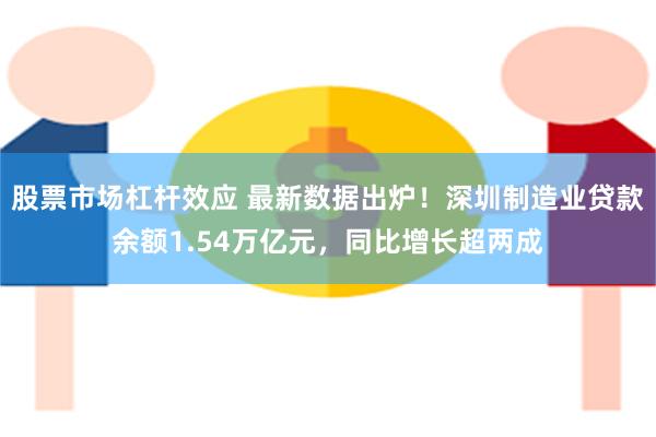 股票市场杠杆效应 最新数据出炉！深圳制造业贷款余额1.54万亿元，同比增长超两成